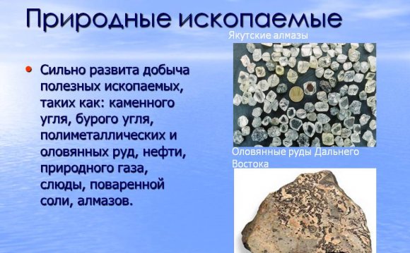 Природные ископаемые